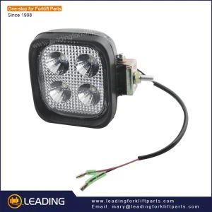 12-80V Forklift Trucks Square LED Headlight with 9 Lens