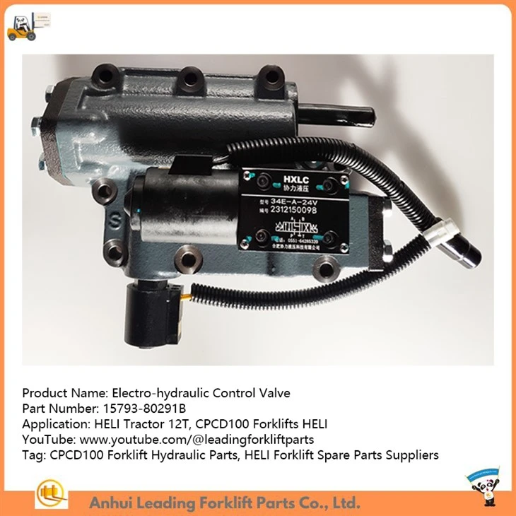 HELI Forklift Control Valve | CPCD100 Forklift Hydraulic Parts | Hydraulic Electric Control Valve | 15793-80291B