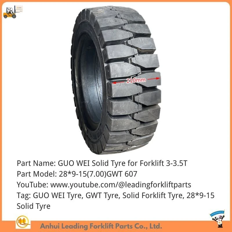 G607 GWT Solid forklift tyre
