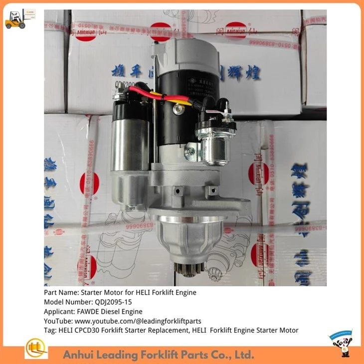 Starter Motor for HELI Forklift Engine