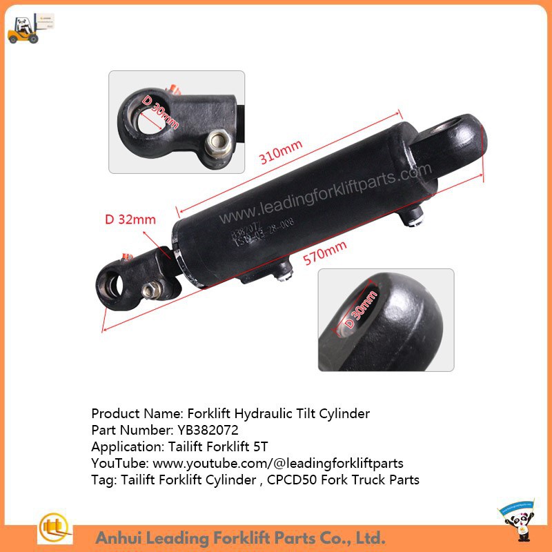 Forklift Hydraulic Tilt Cylinder Forklift Hydraulic Tilt Cylinder
