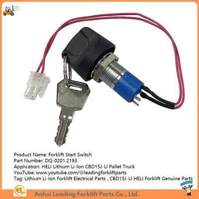Forklift Start Switch | Lithium Li-Ion Forklift Electrical Parts | CBD15J-LI HELI Forklift Genuine Parts
