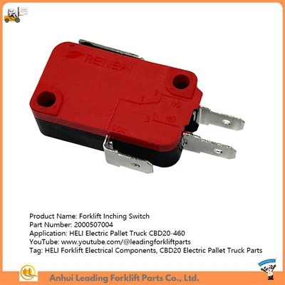 2000507004 | Inching Switch | HELI Forklift Electrical Components | CBD20 Electric Pallet Truck Parts