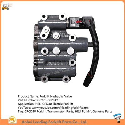 Forklift Hydraulic Valve | CPD30 Forklift Transmission Parts | HELI Forklift Genuine Parts | G3Y73-80281Y