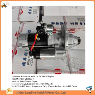 HELI CPCD30 Forklift Starter Replacement | Parts For A Forklift Engine| FAWDE Diesel Engine Parts