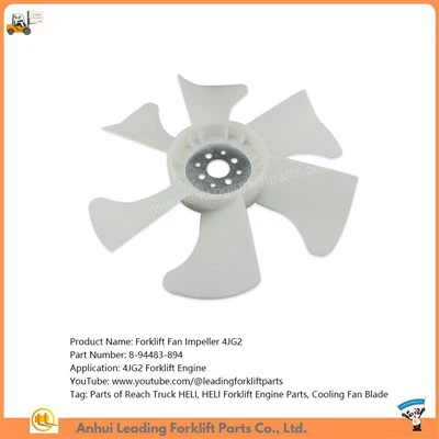 Forklift Engine Parts | Forklift Fan Impeller 4JG2 | Parts Of Reach Truck HELI