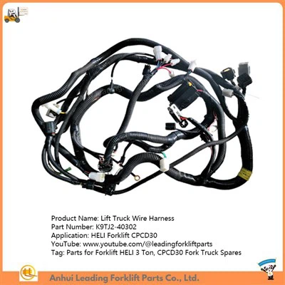 K9TJ2-40302 | Lift Truck Wire Harness | Parts for Forklift HELI 3 Ton | CPCD30 Fork Truck Spares