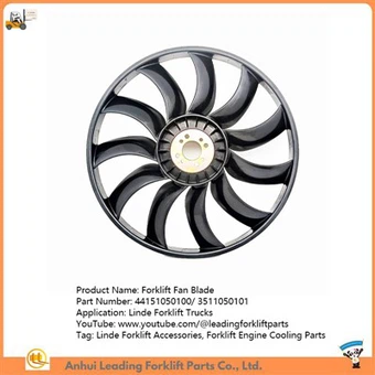 Linde Forklift Accessories | Forklift Engine Cooling Parts | Fan For Forklift Truck | 3511050101