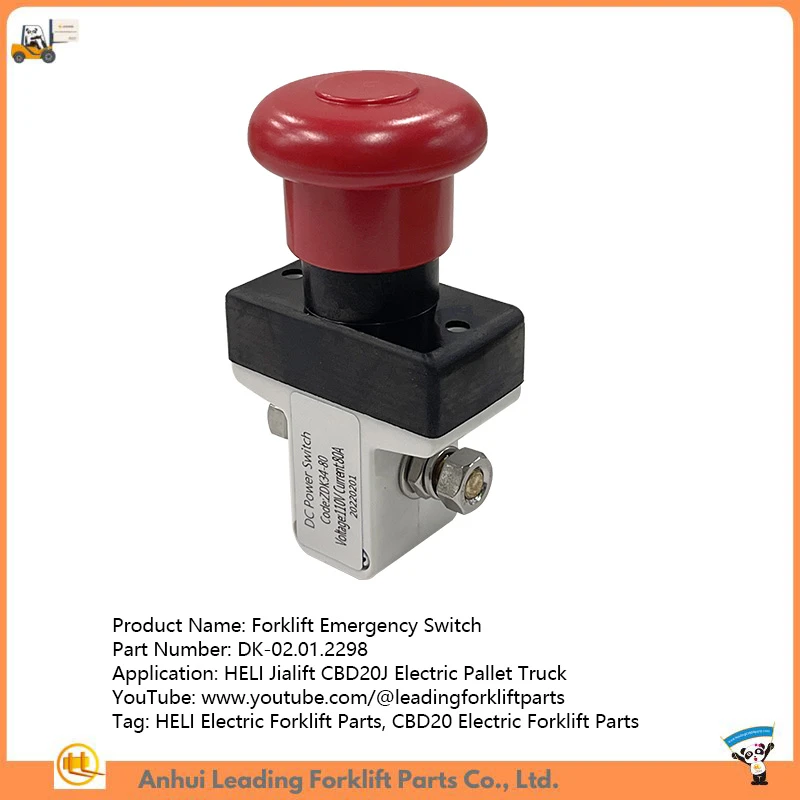 Stop Emergency Switch | CBD20 Electric Forklift Parts | HELI Pallet Truck Components